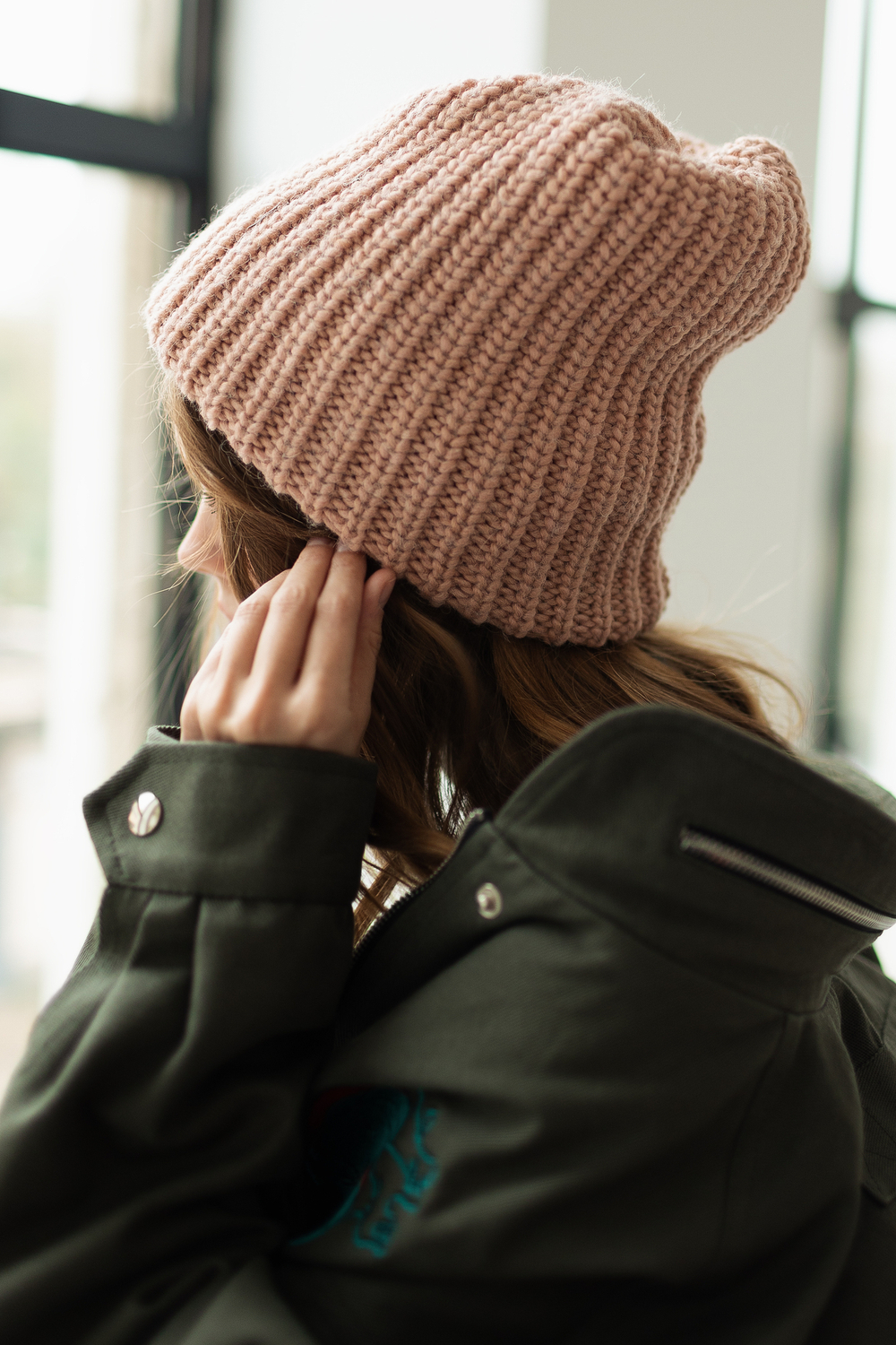 Шапка женская "PEACH LONDON"