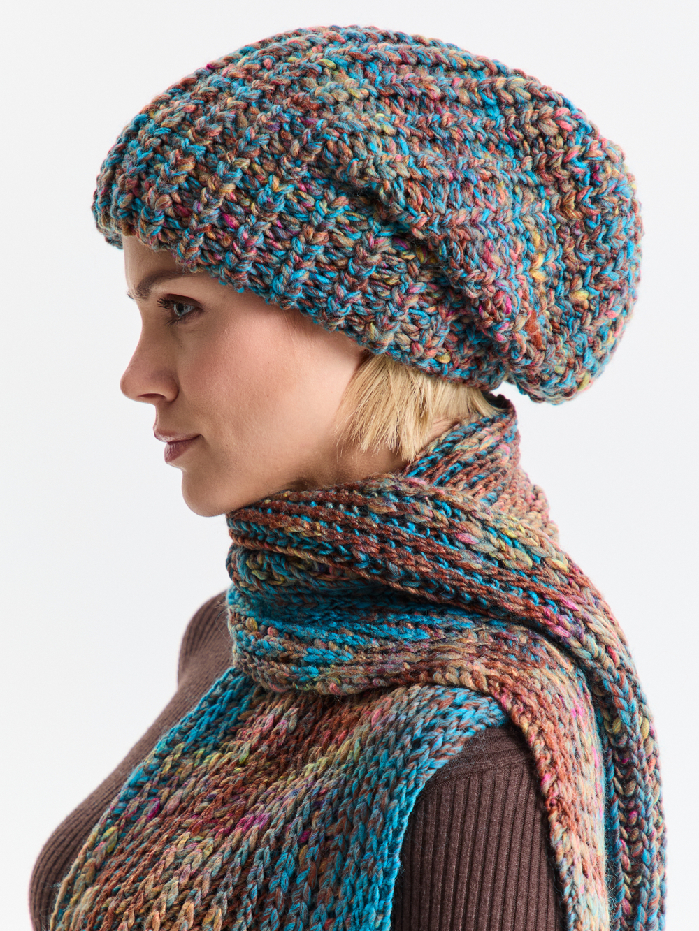 Шапка женская "AZURE OVERSIZE"