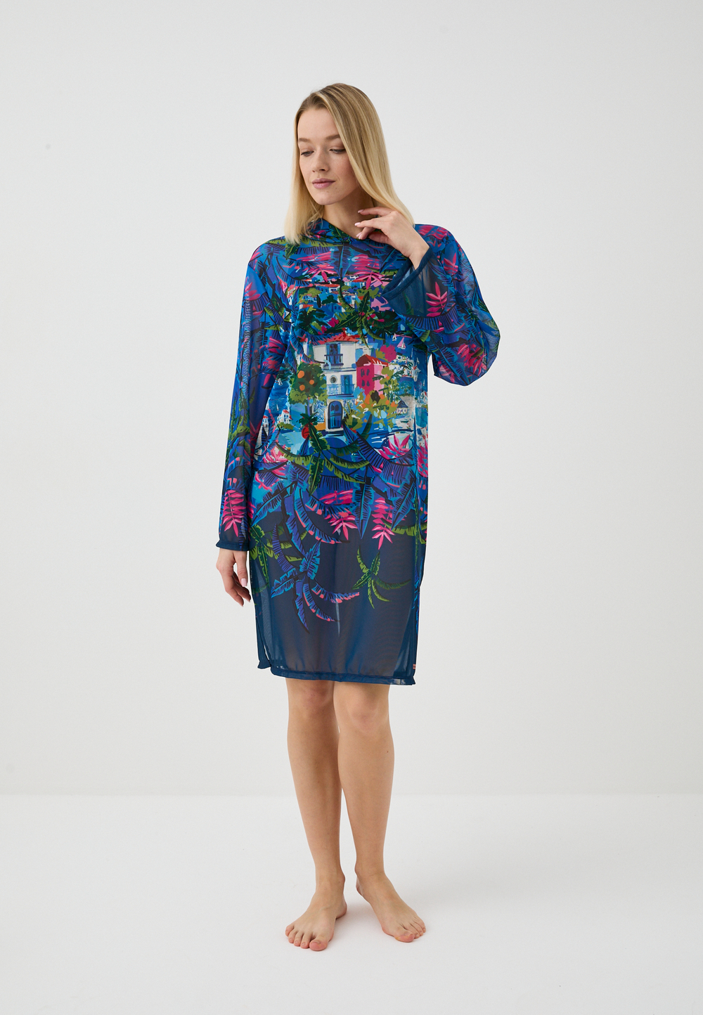 Туника женская короткая из сетки "CYPRUS"