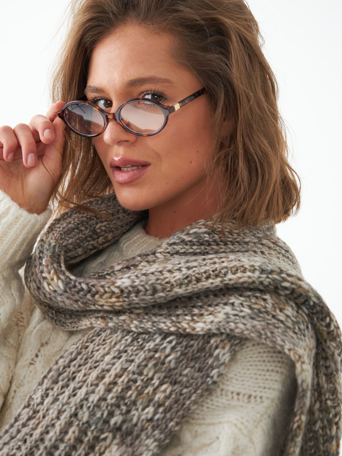 Шарф женский "GRAY OVERSIZE"