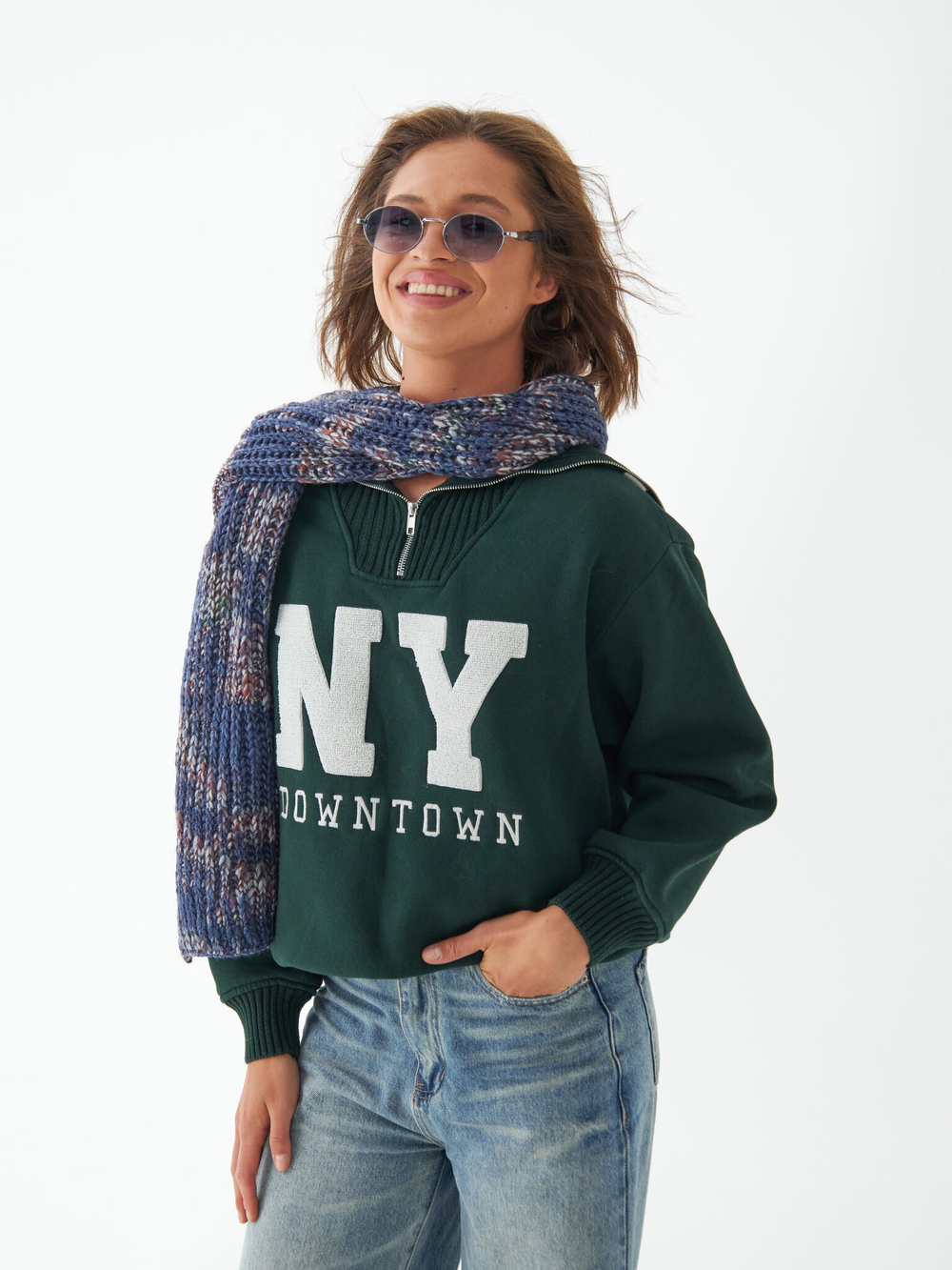 Шарф женский "LAVENDER OVERSIZE"