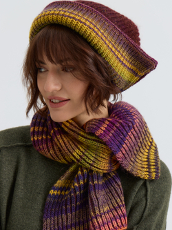 Шапка женская двусторонняя "RAINBOW LISSE"