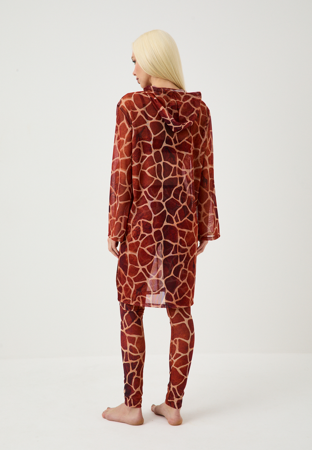 Туника женская короткая из сетки "GIRAFFE"