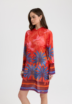 Туника женская короткая из сетки "SHAWL"