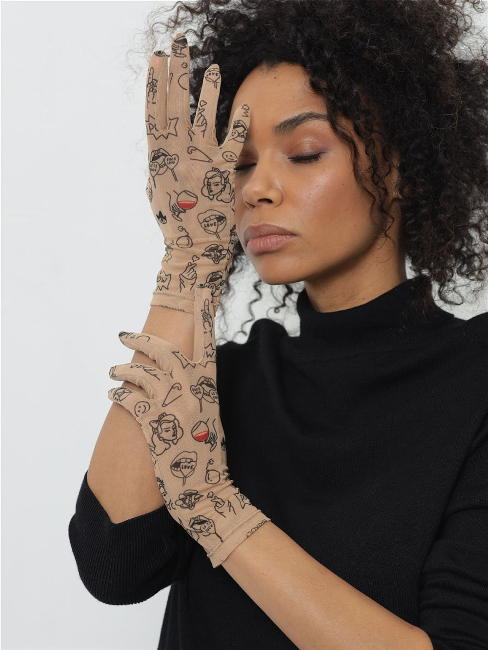 Перчатки женские "Pattern"