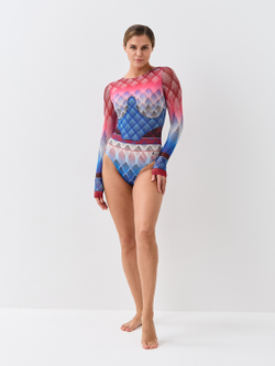 Купальник для загара с длинным рукавом "CHERRY BLU"