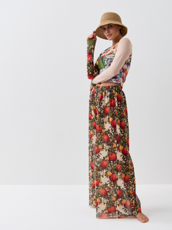 Брюки-палаццо женские пляжные "GREECE"