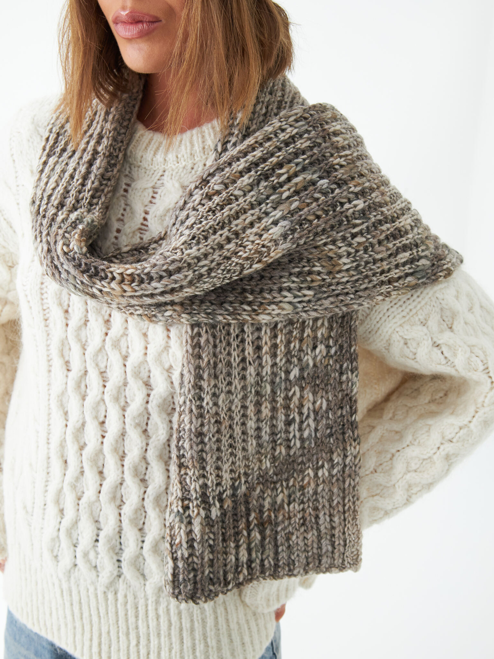 Шарф женский "GRAY OVERSIZE"
