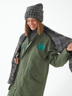 Шарф женский "OVERSIZE DARK GRAY"