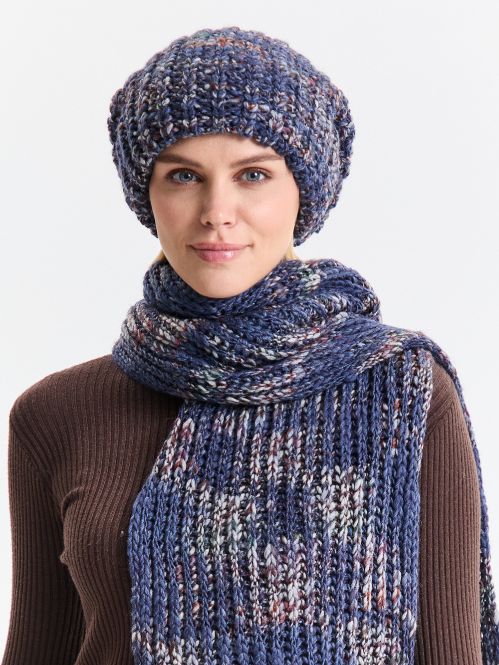 Шапка женская "LAVENDER OVERSIZE"