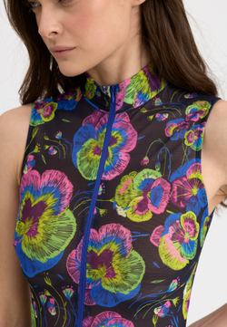 Купальник женский без рукавов с молнией "VIOLET"