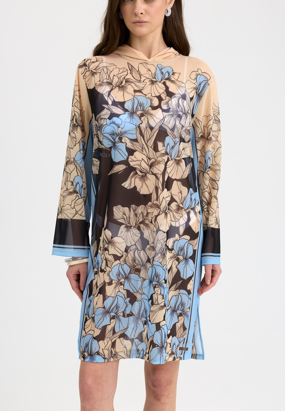 Туника женская короткая из сетки "IRIS"