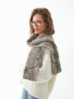 Шарф женский "GRAY OVERSIZE"
