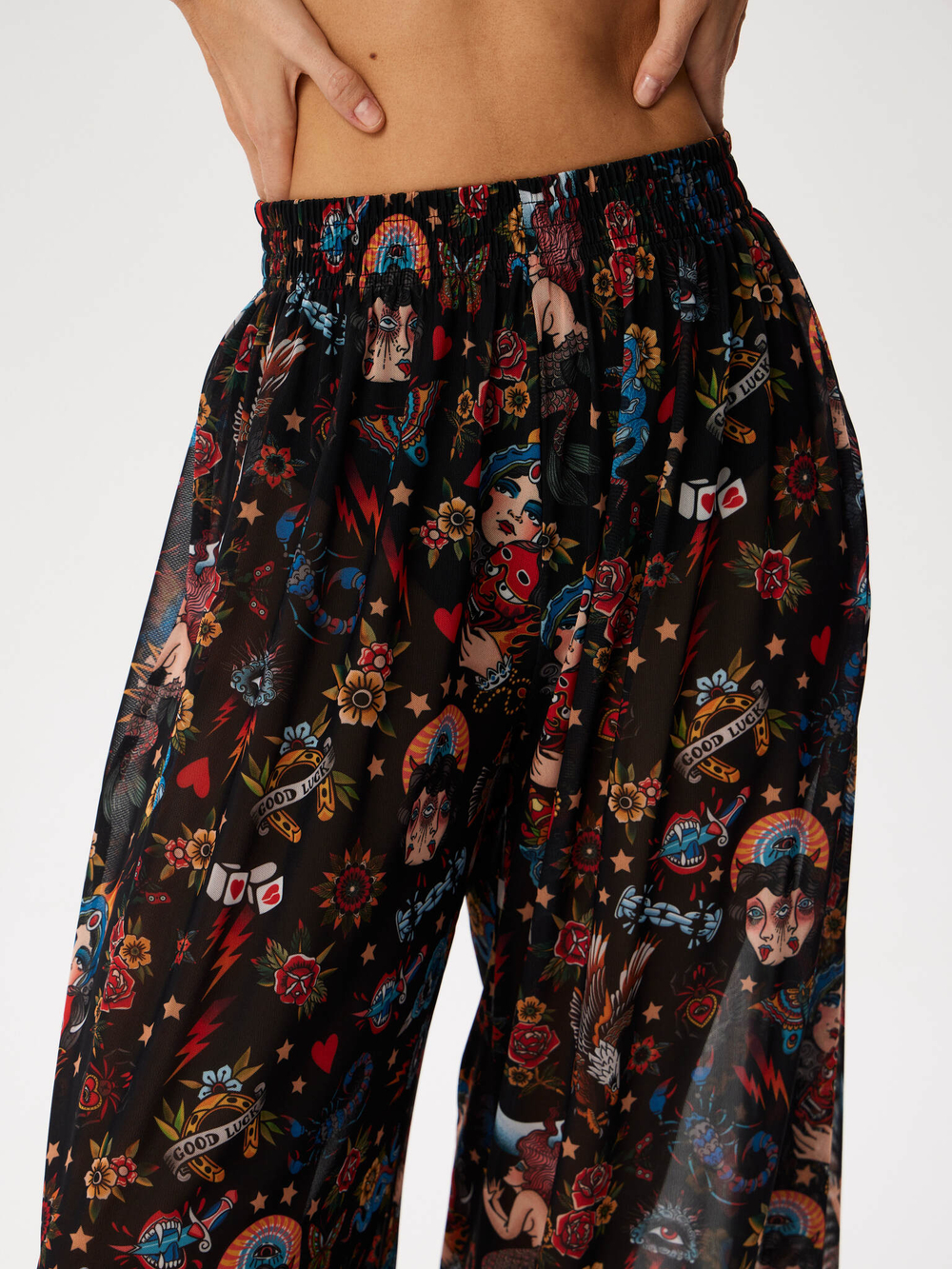 Брюки женские пляжные "OLDSCHOOL"