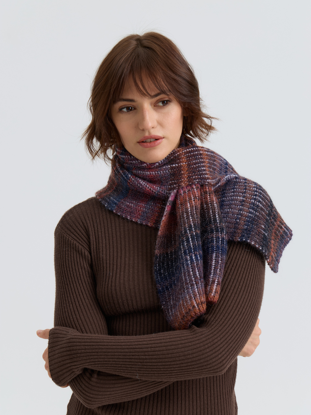 Шарф женский "BORDO LISSE"