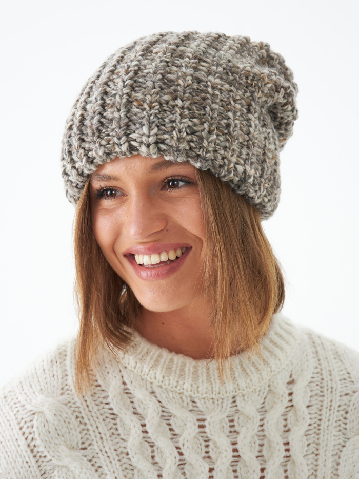 Шапка женская "GRAY OVERSIZE"