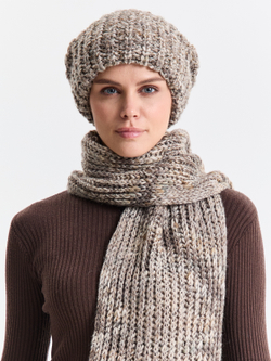 Шапка женская "GRAY OVERSIZE"