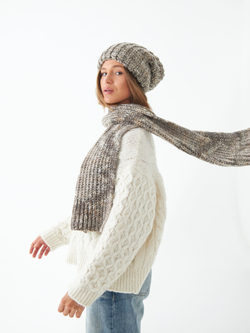 Шапка женская "GRAY OVERSIZE"