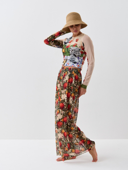 Брюки-палаццо женские пляжные "GREECE"