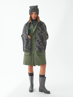 Шарф женский "OVERSIZE DARK GRAY"