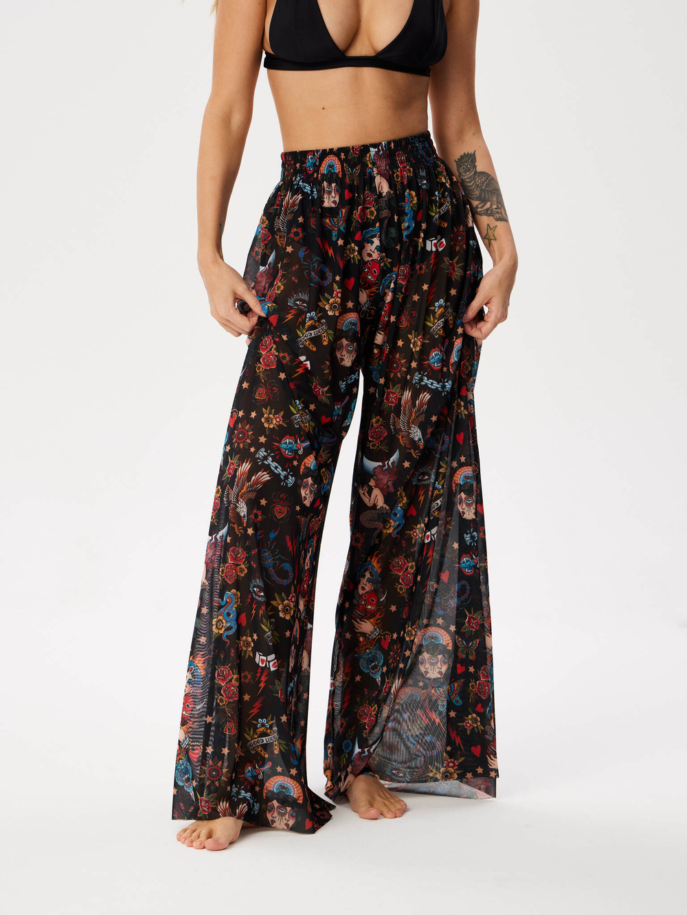 Брюки женские пляжные "OLDSCHOOL"