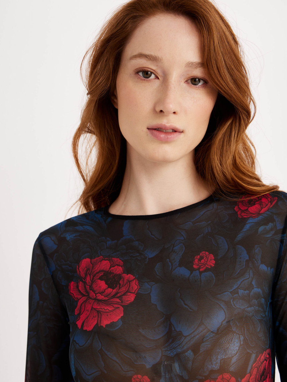 Боди женское с длинным рукавом "PEONY"