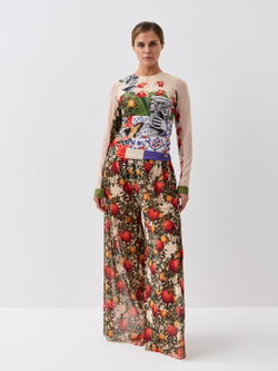 Брюки-палаццо женские пляжные "GREECE"