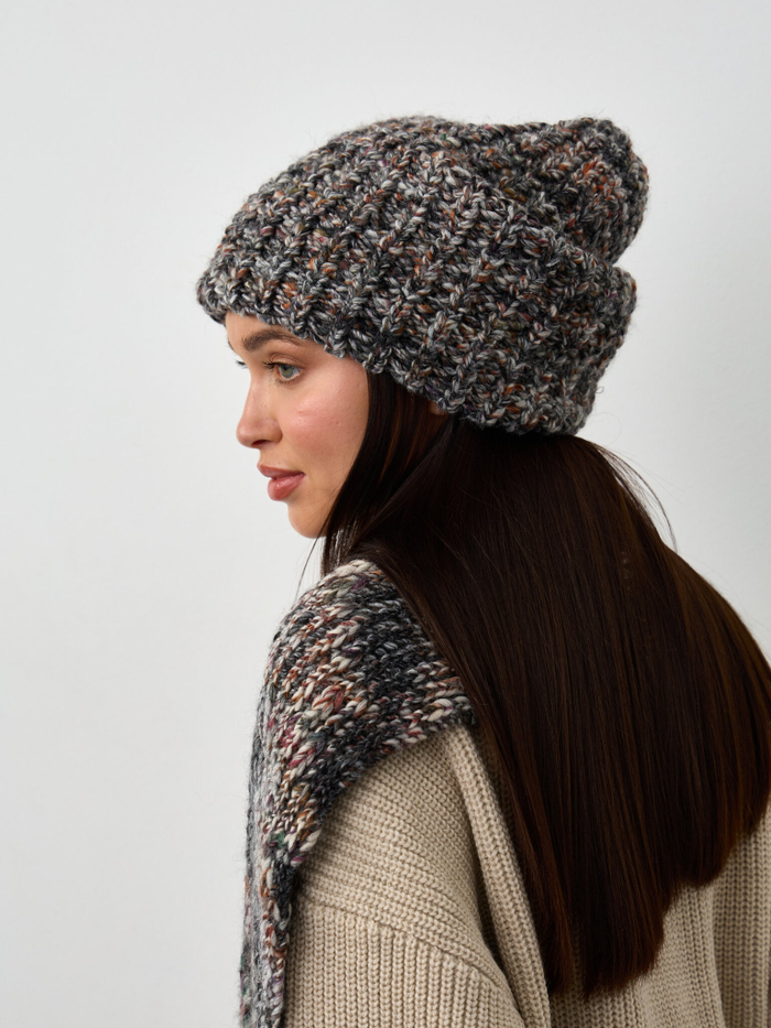 Шапка женская "WOOD OVERSIZE"