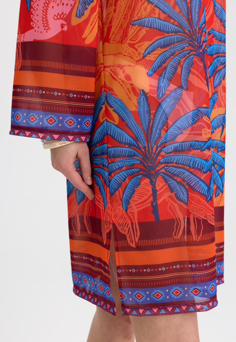 Туника женская короткая из сетки "SHAWL"