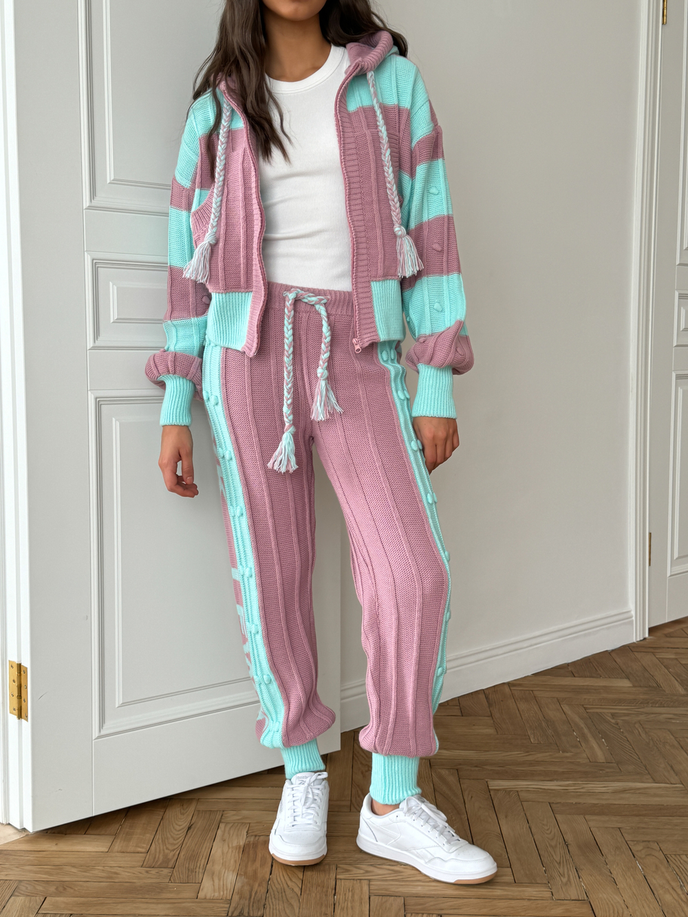 Костюм женский вязаный "BOHO"