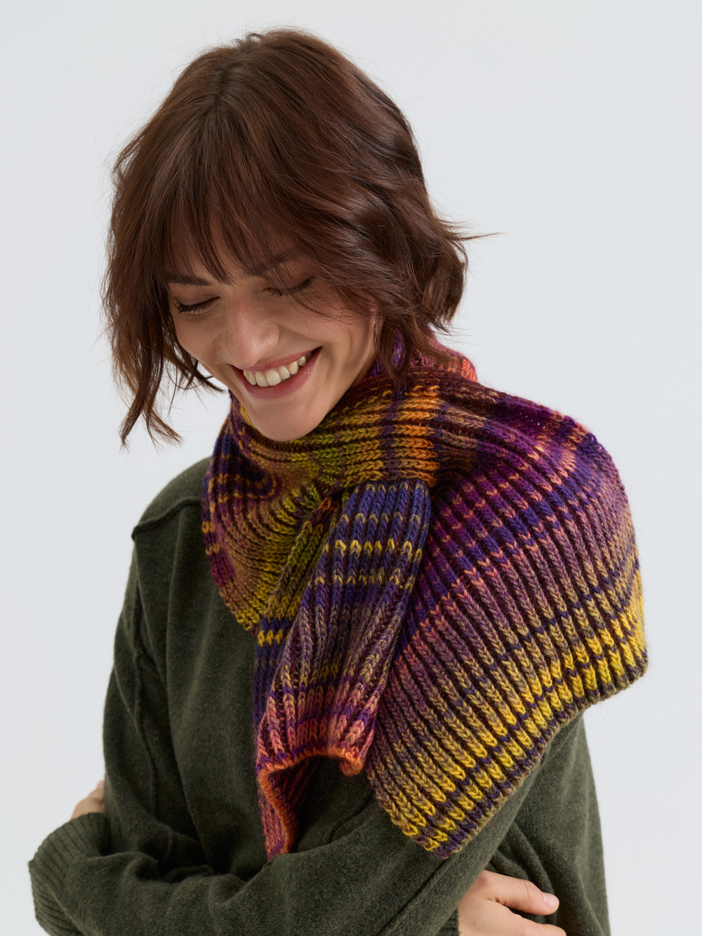 Шарф женский "RAINBOW LISSE"