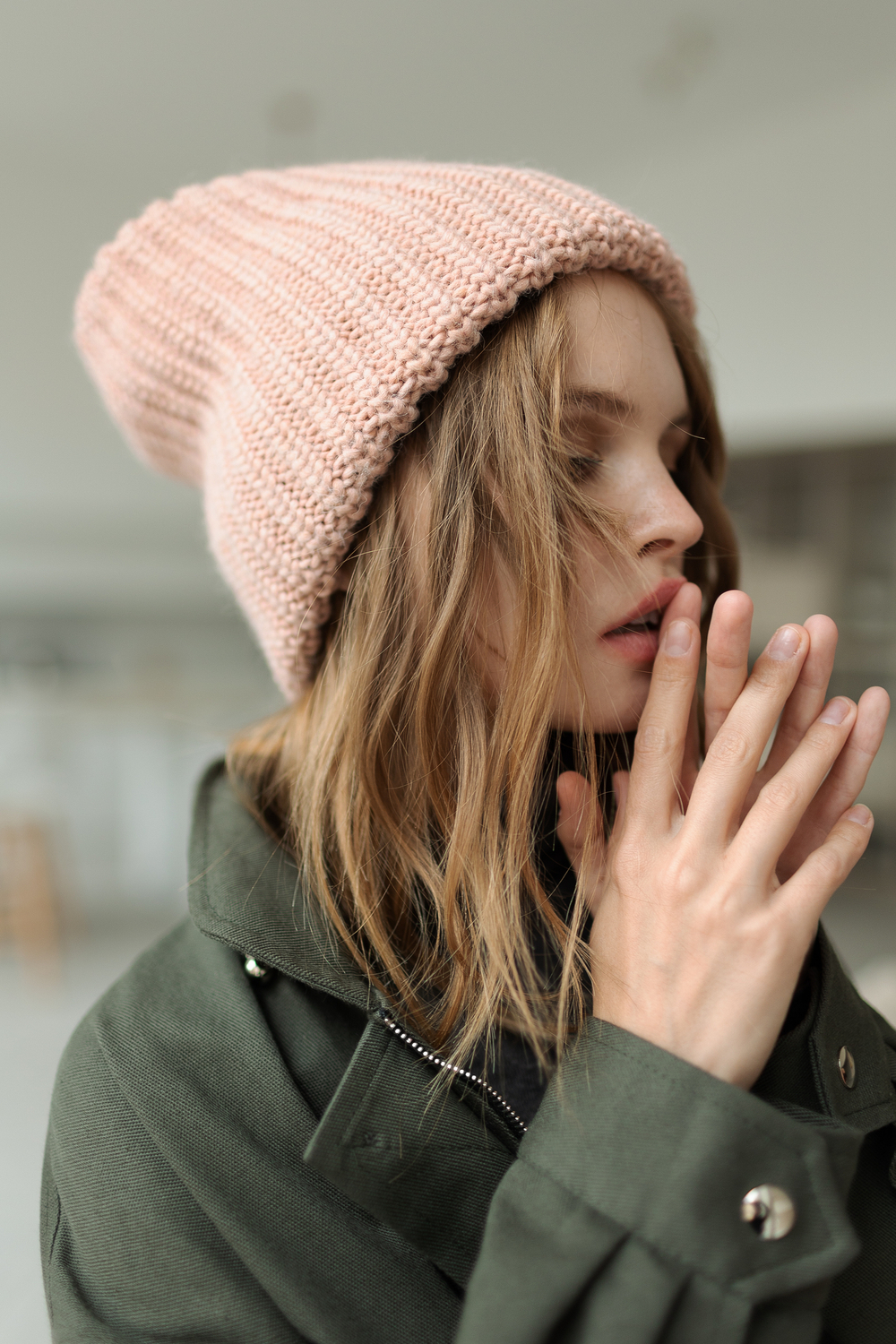 Шапка женская "PEACH LONDON"