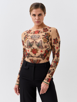 Боди женское с длинным рукавом "OLD NEW"