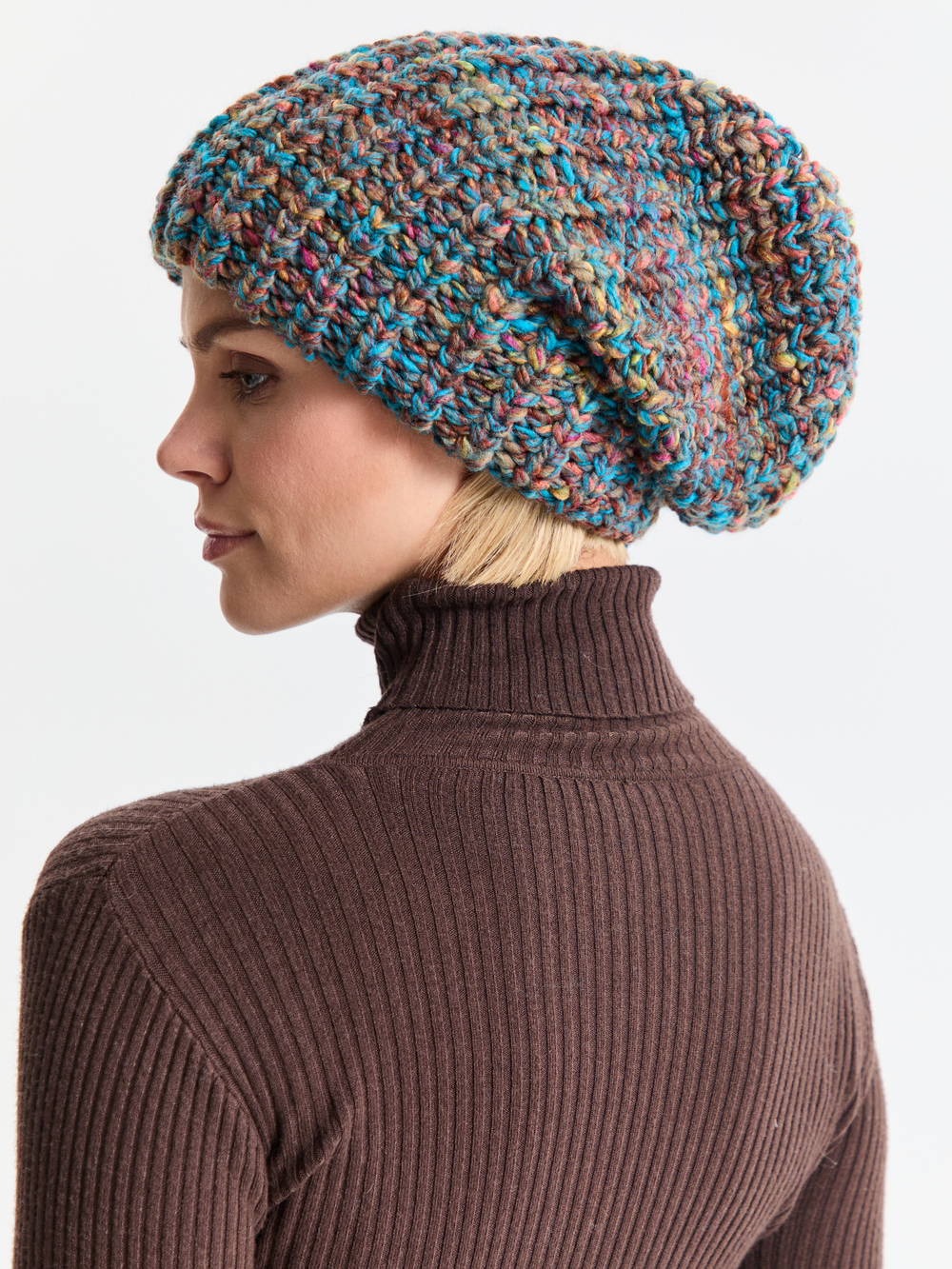 Шапка женская "AZURE OVERSIZE"