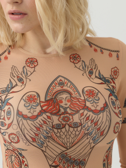 Боди женское с длинным рукавом "TRES"