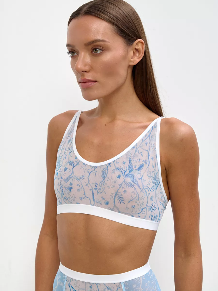 Топ женский из сетки "BIRDS"