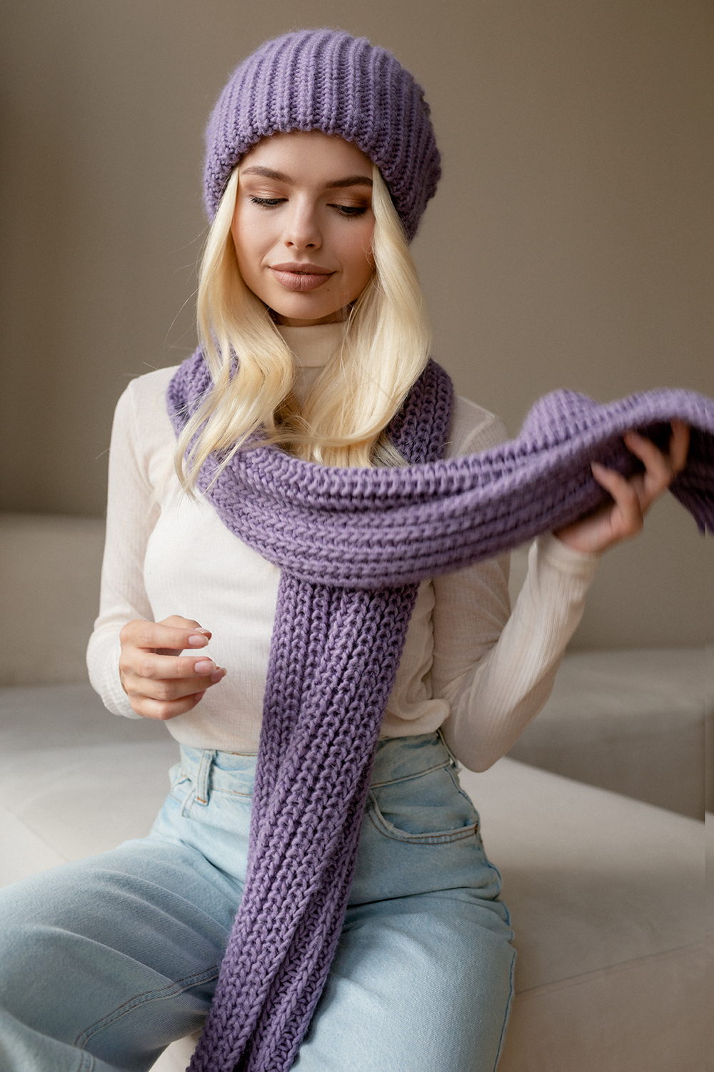 Шапка женская "LILAC LONDON"