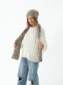 Шарф женский "GRAY OVERSIZE"