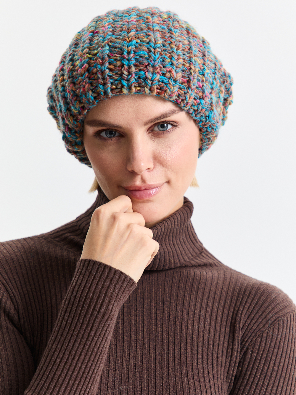 Шапка женская "AZURE OVERSIZE"