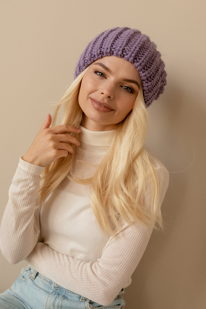 Шапка женская "SYRINGA OVERSIZE"