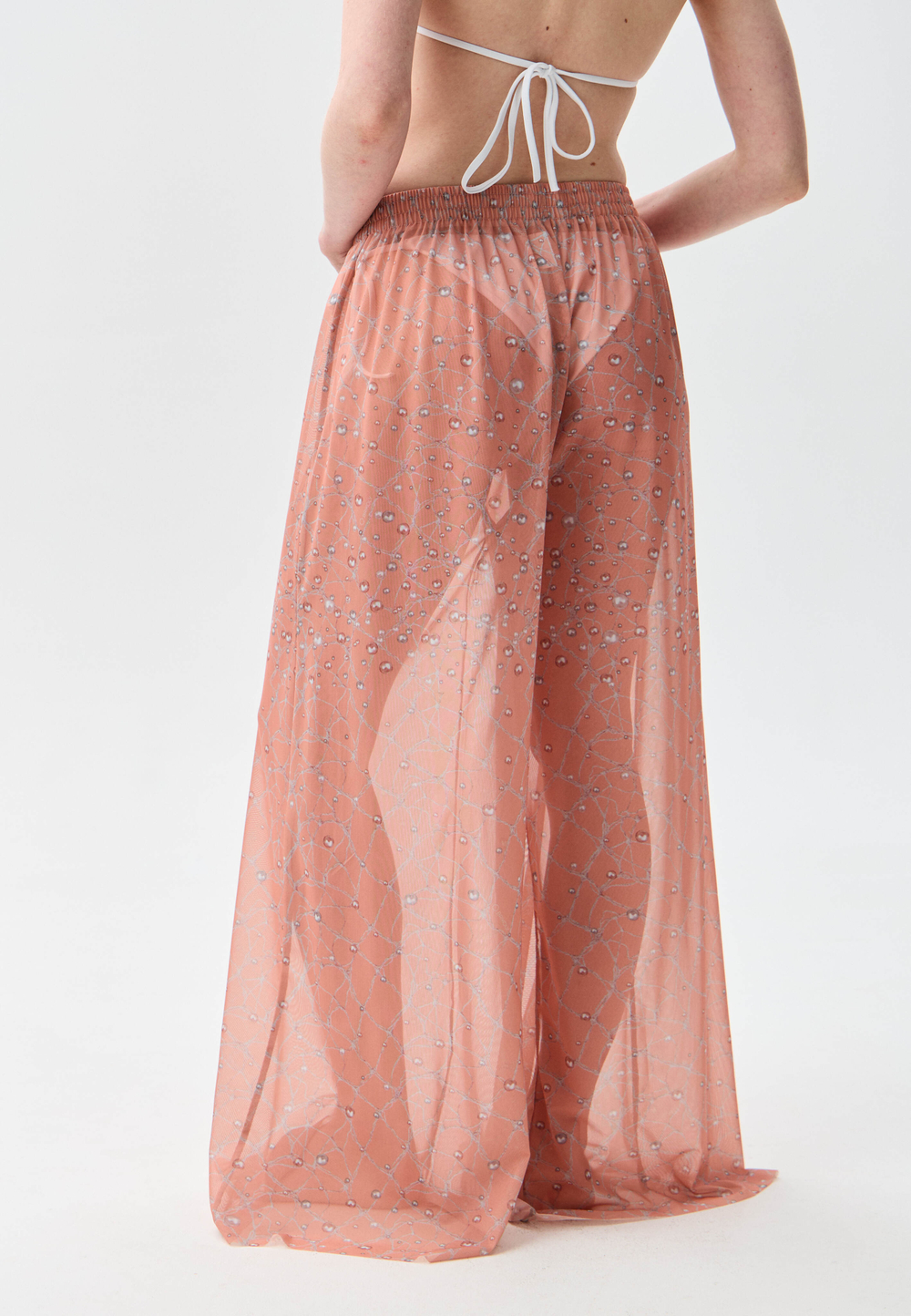 Брюки-палаццо женские пляжные "SHELL"