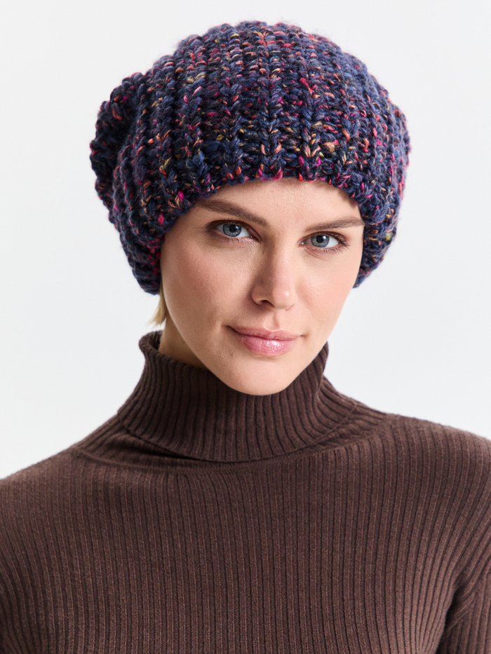 Шапка женская "BLUEBERRY OVERSIZE"