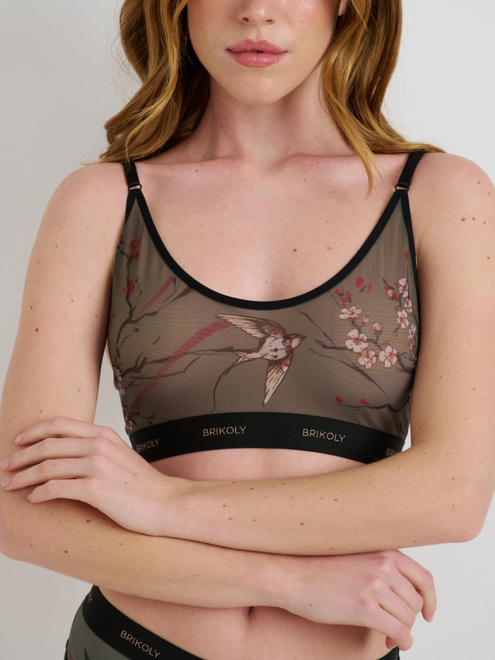 Топ женский из сетки "MOON"