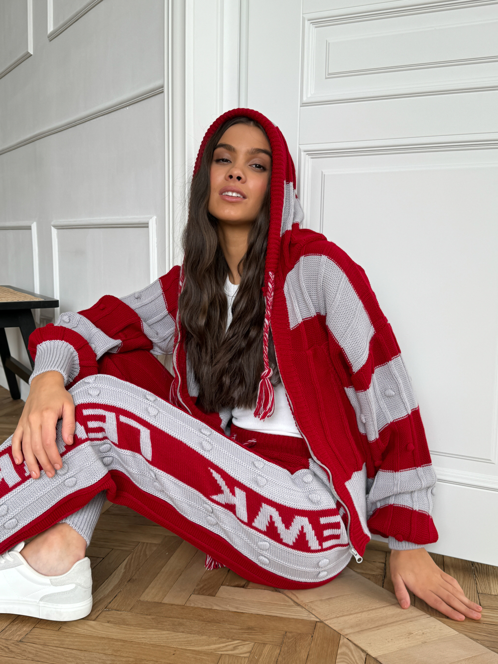 Костюм женский вязаный "BOHO"