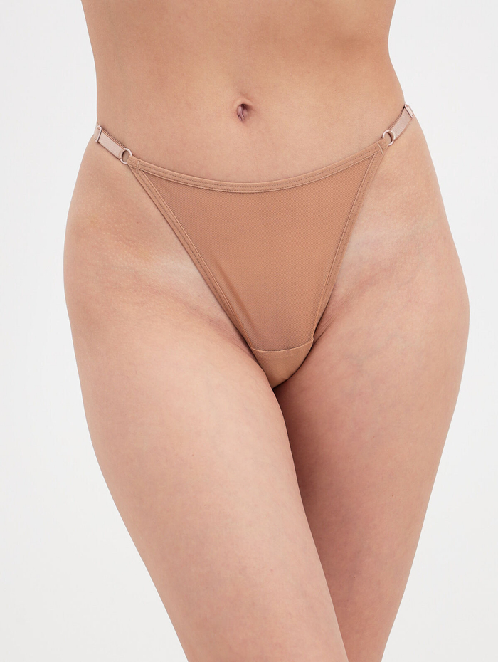 Трусы женские на бретелях "CREAM"