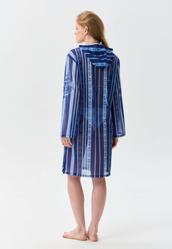 Туника женская короткая из сетки "YACHT"