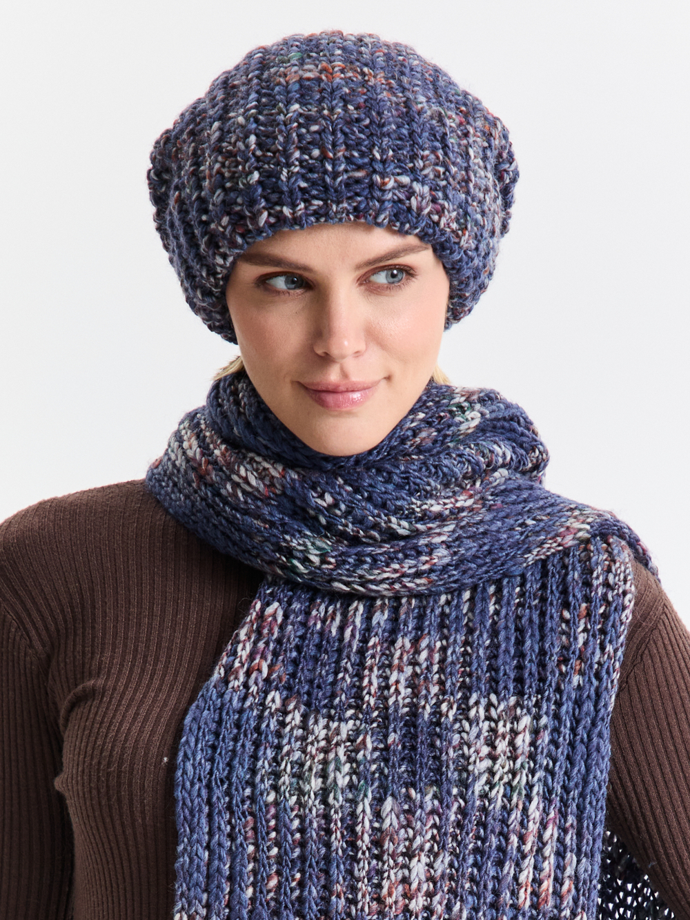 Шапка женская "LAVENDER OVERSIZE"