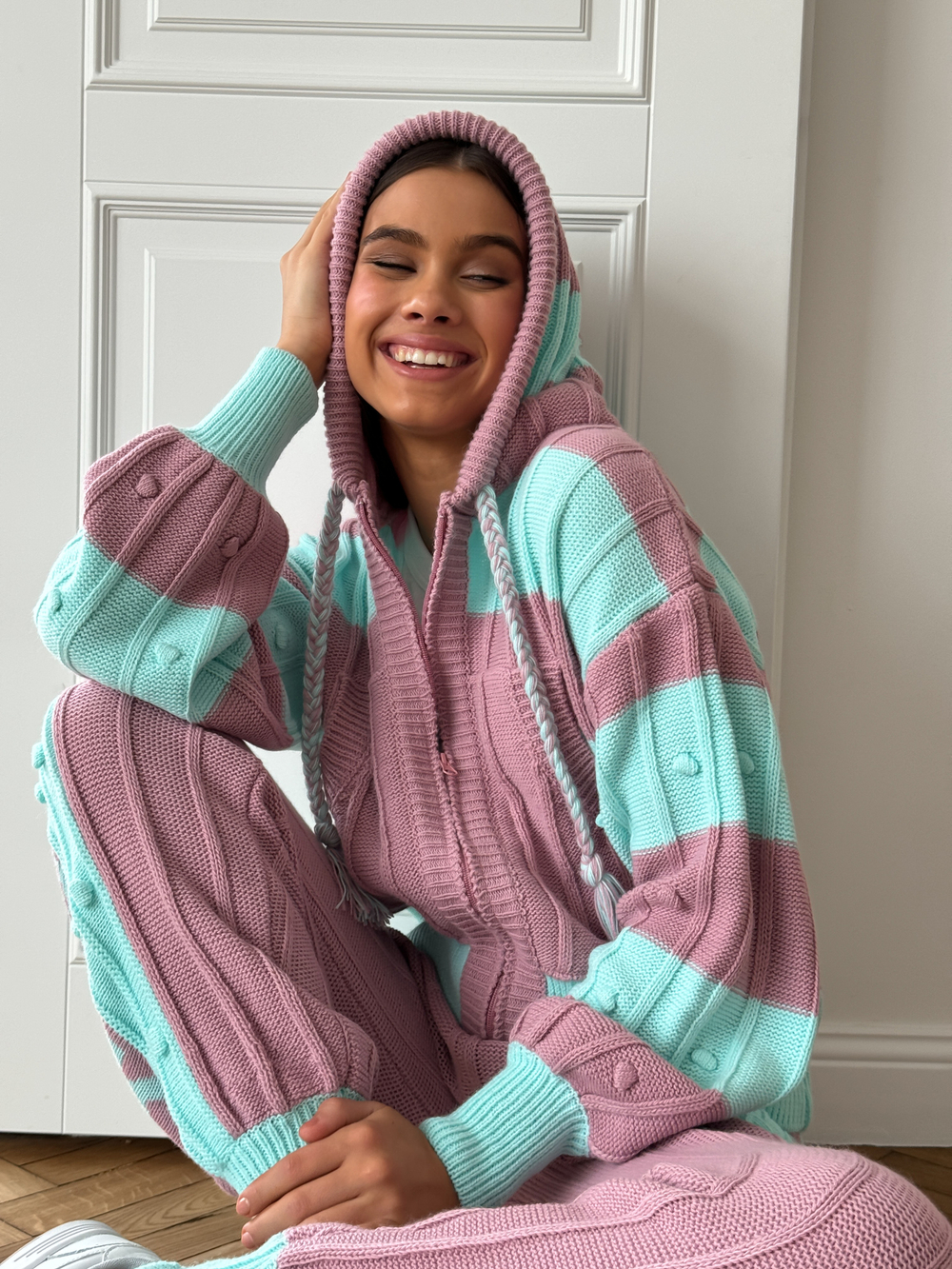 Костюм женский вязаный "BOHO"