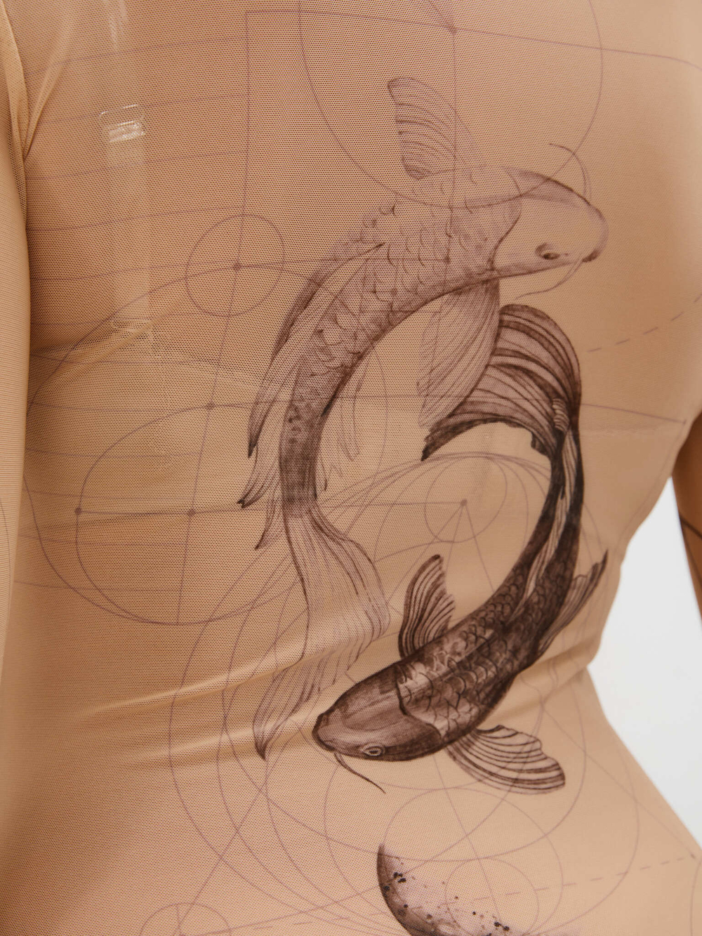 Боди женское с длинным рукавом "WHALE"