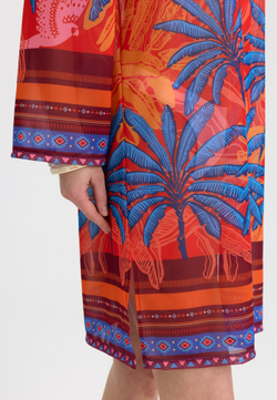 Туника женская короткая из сетки "SHAWL"